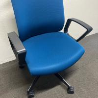 【中古】オフィスチェア　コクヨ　ウィザード3　サークル肘　プルシアンブルー