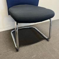 【中古】ミーティングチェア　コクヨ　エクサージュ　ディープマリン/ブラック