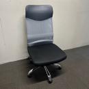 【中古】オフィスチェア　メッシュチェア　ハイバック　メッシュ生地　アッシュグレー