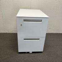 【中古】2段ワゴン　イナバ　ワゴンシリーズ　オプティホワイト