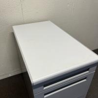 【中古】3段脇机　内田洋行　FEEDシリーズ　W400*D700*H700　マイルドグレイ