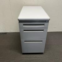 【中古】3段脇机　内田洋行　FEEDシリーズ　W400*D700*H720　マイルドグレイ