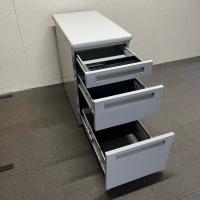 【中古】3段脇机　内田洋行　FEEDシリーズ　W400*D700*H720　マイルドグレイ