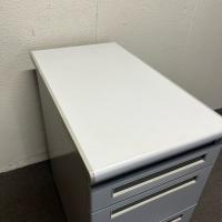 【中古】3段脇机　内田洋行　FEEDシリーズ　W400*D700*H720　マイルドグレイ