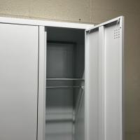 【中古】3人用ロッカー　ノーブランド　更衣用ロッカー　ホワイト