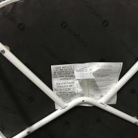 【中古】スタッキングチェア　カリガリス　イタリア製　布張り　ホワイト