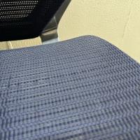 【中古】オフィスチェア　オカムラ　バロンチェア　ハイバック　ダークブルー