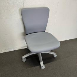 【中古】オフィスチェア　オカムラ　カロッツァチェア　ローバック　布張り　グレー