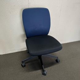 【中古】オフィスチェア　イトーキ　フルゴチェア　布張り　ダークブルー/ブラック