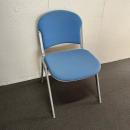【中古】スタッキングチェア　内田洋行　MX-20　布張り　ブルー
