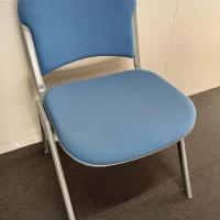 【中古】スタッキングチェア　内田洋行　MX-20　布張り　ブルー