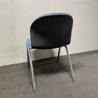 【中古】スタッキングチェア　コクヨ　イクスチェア　布張り　ブルー