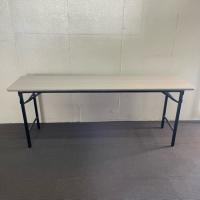 【中古】折りたたみテーブル　ノーブランド　W1800*D450　木目