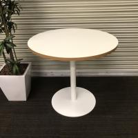 【中古】リフレッシュテーブル　丸型　オフィスコム　カフェテーブル　レシル　φ800*H720