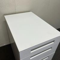 【中古】3段ワゴン　イナバ　ワゴンシリーズ　ホワイト