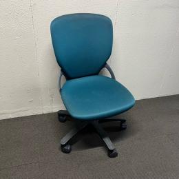 【中古】プレーゴチェア　イトーキ　ミドルバック　布張り　グリーン