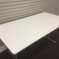 【中古】会議テーブル　ライオン　LBTシリーズ　W1500*D750*H700　ホワイト