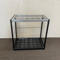 【中古】24本入れ傘立て　W510*D330*H510　シルバー/ブラック