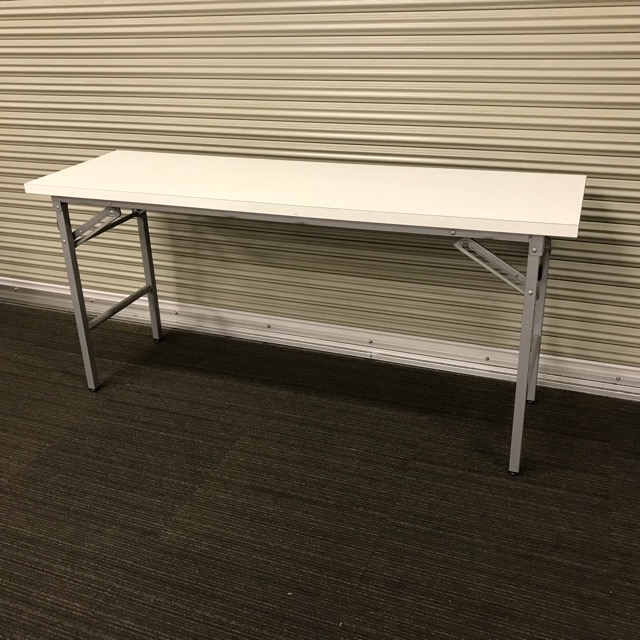 【中古】折りたたみテーブル　サンワサプライ　100-FD010　W1500　ホワイト