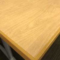 【中古】会議テーブル　パブリック　W1500*D750　木製天板　T字脚　ナチュラル