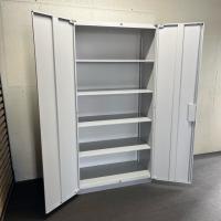 【中古】両開き書庫　イトーキ　シンライン　H1790　ミドルタイプ　WE色