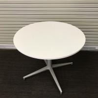 【中古】リフレッシュテーブル　イトーキ　丸テーブル　DDEP-09CJ-W9　φ900　ホワイト