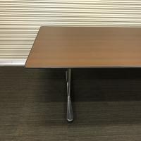 【中古】大型会議テーブル　オカムラ　インターレイス　W2400*D1200　1枚天板　ウッド