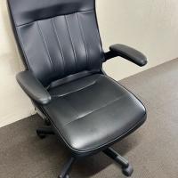 【中古】役員チェア　ジョインテックス　GSX700　PVCレザー　ブラック