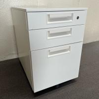【中古】3段ワゴン　プラス　SHシリーズ　ホワイト