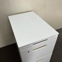 【中古】3段ワゴン　ハイタイプ　コクヨ　GTワゴン　ホワイト