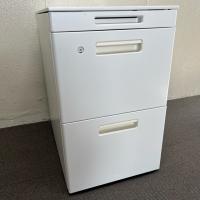 【中古】3段ワゴン　ハイタイプ　コクヨ　GTワゴン　ホワイト