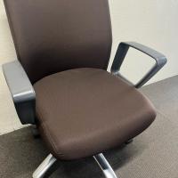 【中古】オフィスチェア　コクヨ　エクサージュチェア　肘付き　ブラウン