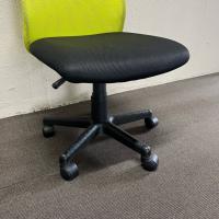 【中古】オフィスチェア　メッシュチェア　メッシュ生地　イエロー