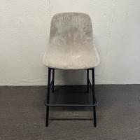 【中古】ハイチェア　NOAL　カウンターチェア　コーデュロイ生地　サンドベージュ