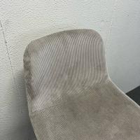 【中古】ハイチェア　NOAL　カウンターチェア　コーデュロイ生地　サンドベージュ