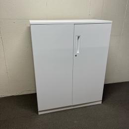 【中古】両開き書庫　コクヨ　エディア　天板付　H1310　ホワイト