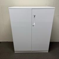 【中古】両開き書庫　コクヨ　エディア　天板付　H1310　ホワイト