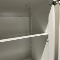 【中古】両開き書庫　コクヨ　エディア　天板付　H1310　ホワイト