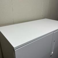 【中古】両開き書庫　コクヨ　エディア　天板付　H1310　ホワイト