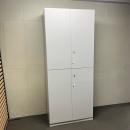 【中古】上下連結書庫　コクヨ　エディアシリーズ　両開き+両開き　ホワイト